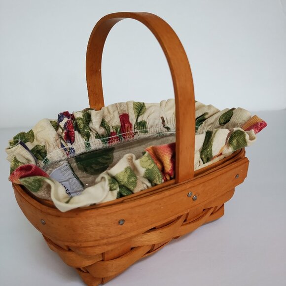 2001 Longaberger Mini Handled Basket - Picture 1 of 16